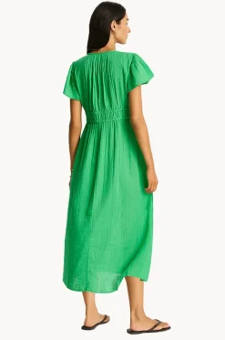 Women Sea Level Sunset Maxi Daydress