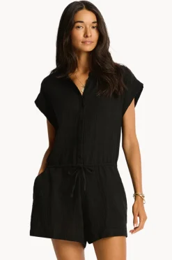 Women Sea Level Sunset Playsuit