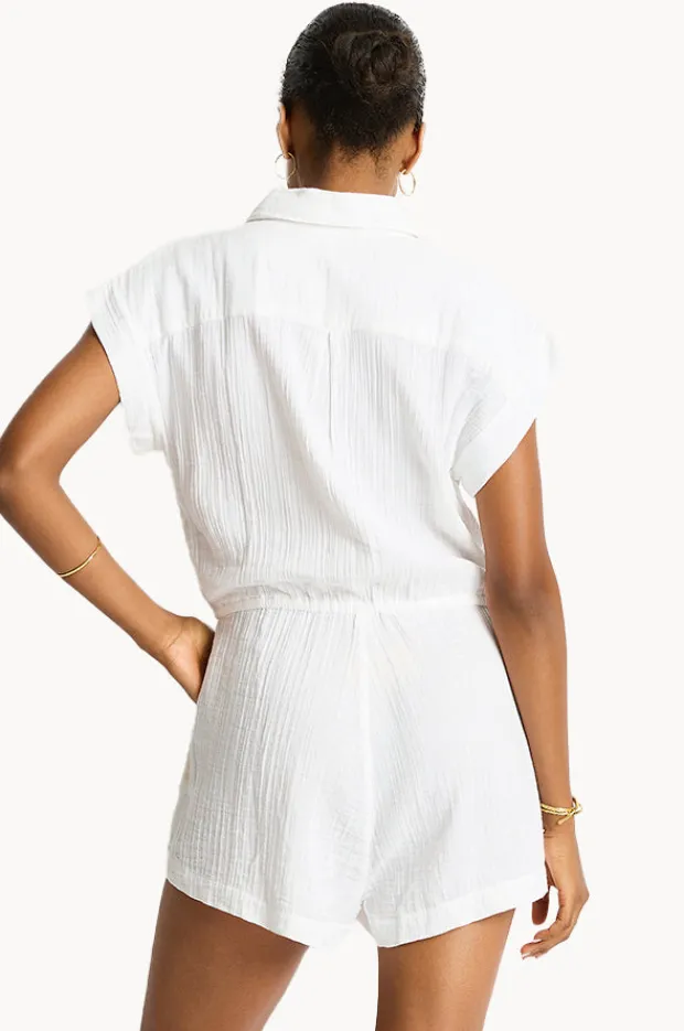 Women Sea Level Sunset Playsuit