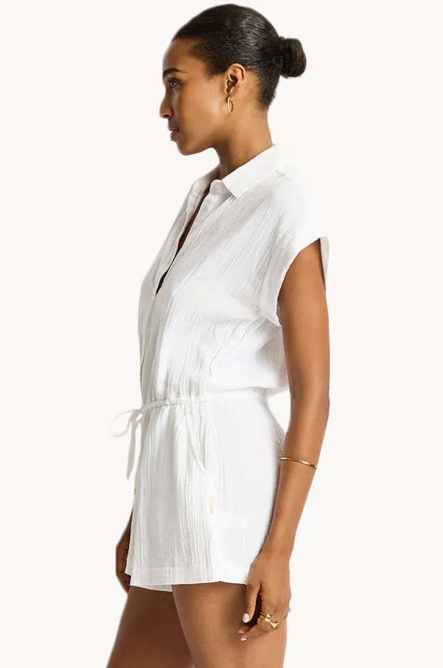 Women Sea Level Sunset Playsuit