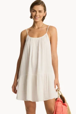 Women Sea Level Sunset Short Sundress