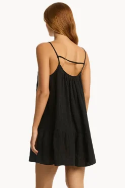 Women Sea Level Sunset Short Sundress