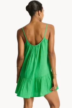 Women Sea Level Sunset Short Sundress