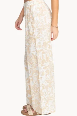 Women Roxy Suntrip Midnight Avenue Slub Pant