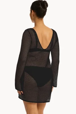 Women Sea Level Surf Mesh Cover Up