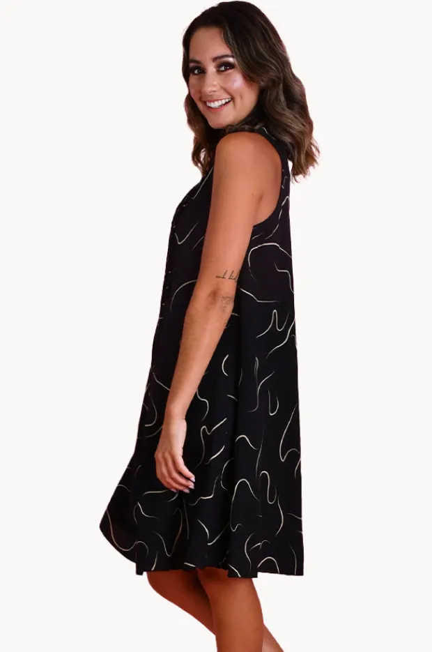 Women Bodacious Swirl Lombok Pleat Dress