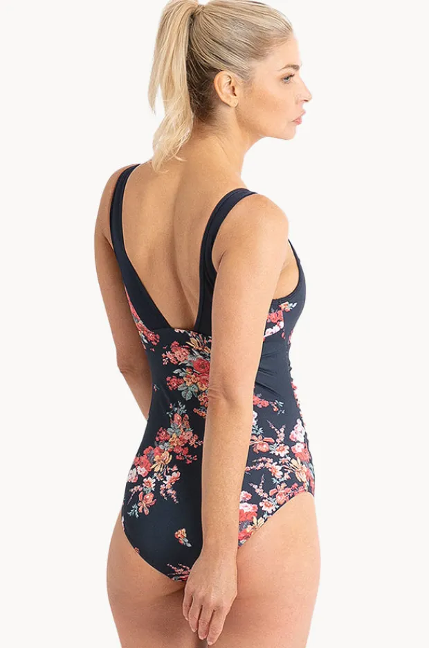 Women Poolproof Tabitha Ruched Scoop One Piece