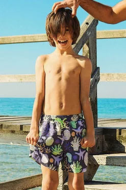 BOY Skwosh Teen Boys Coral Chaos Eco Short