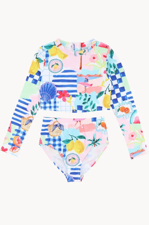 Minihaha Teen Girls Camille Crop Suntop Set