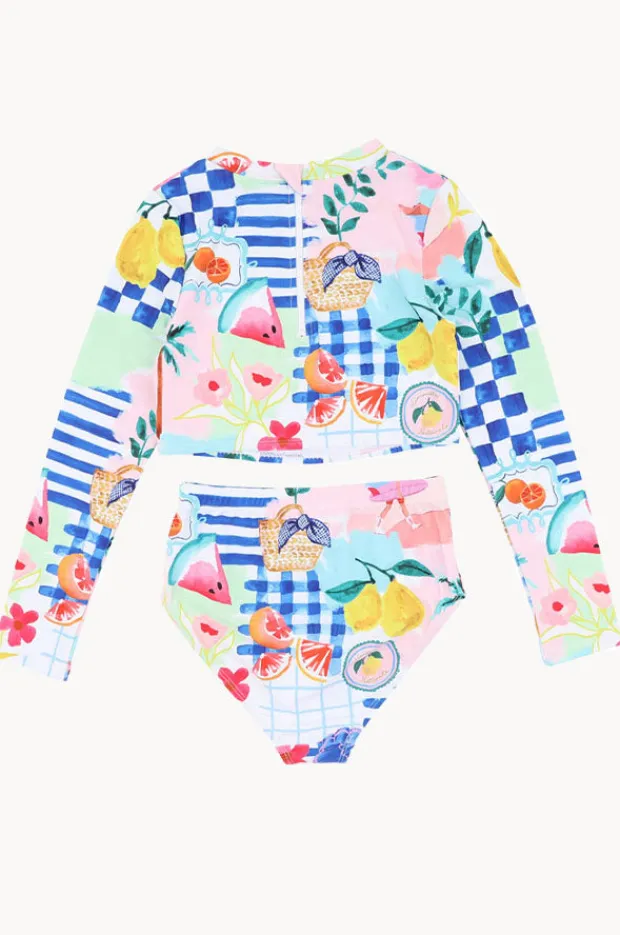 Minihaha Teen Girls Camille Crop Suntop Set