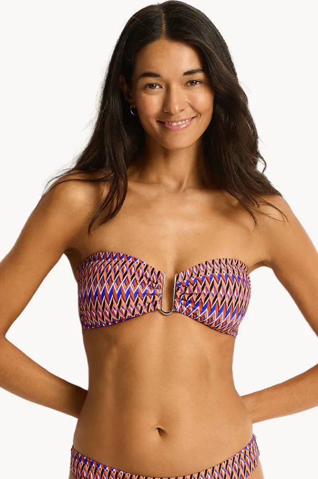 Women Sea Level Tessera U Bar Bandeau