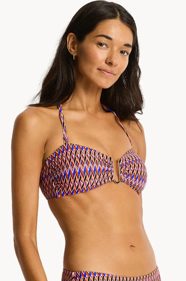 Women Sea Level Tessera U Bar Bandeau