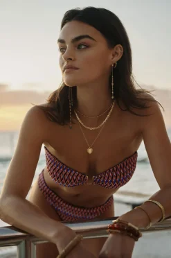 Women Sea Level Tessera U Bar Bandeau