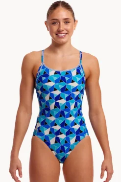 Women Funkita Tetra Tonic Diamond Back One Piece