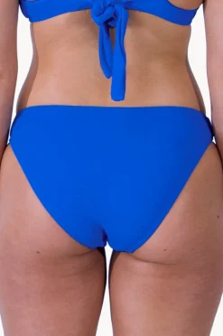 Women Base Swim Textured Hipster High Leg Pant