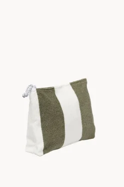 Women Sunny Life The Vacay Stripe Terry Beach Pouch