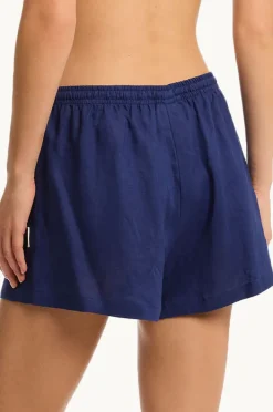 Women Sea Level Tidal Linen Boxer Short