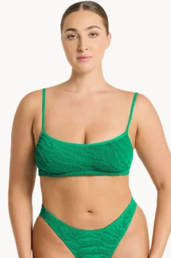 Women Bond-eye Tiger Saint Strap Crop