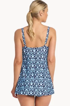 Women Jantzen Tile Empire Swim Dress