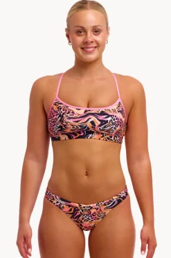 Women Funkita Tipsy Tiger Crop Set