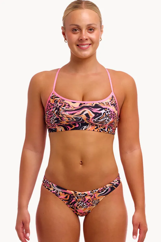 Women Funkita Tipsy Tiger Crop Set