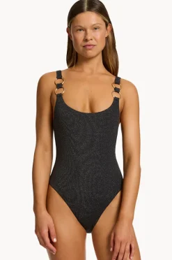 Women Jets Tirari Nights Scoop Neck One Piece
