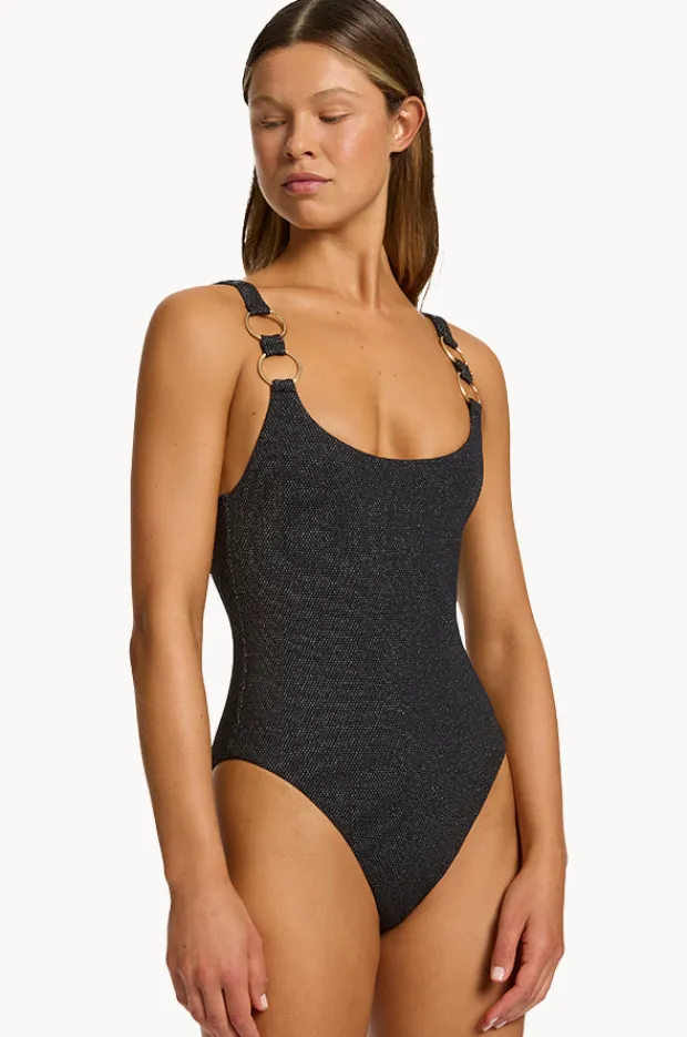 Women Jets Tirari Nights Scoop Neck One Piece