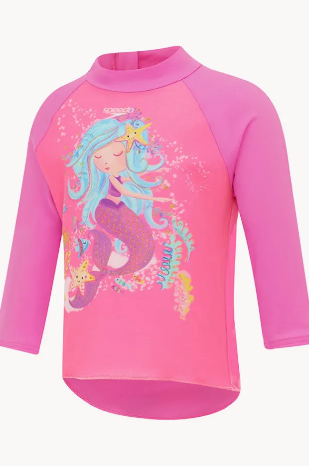Speedo Toddler Girls Mermaid Digital Printed Suntop
