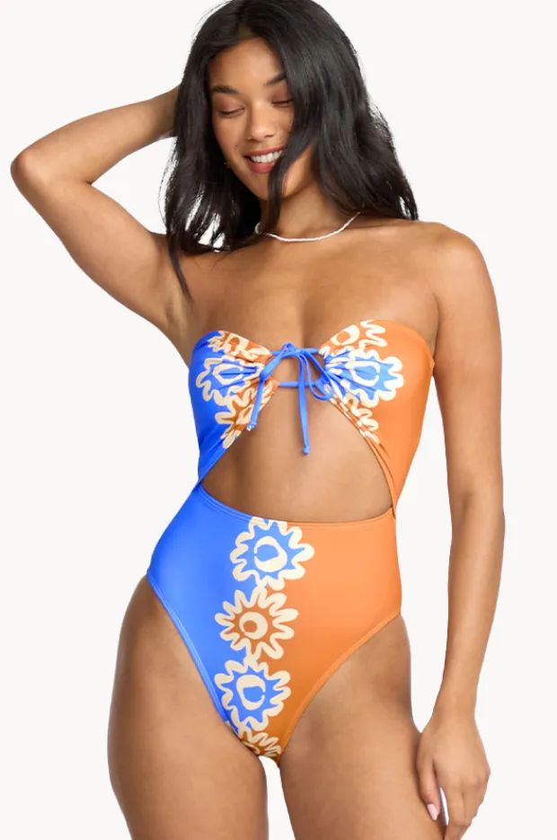 Women Billabong Trippin Dippin Bandeau One Piece