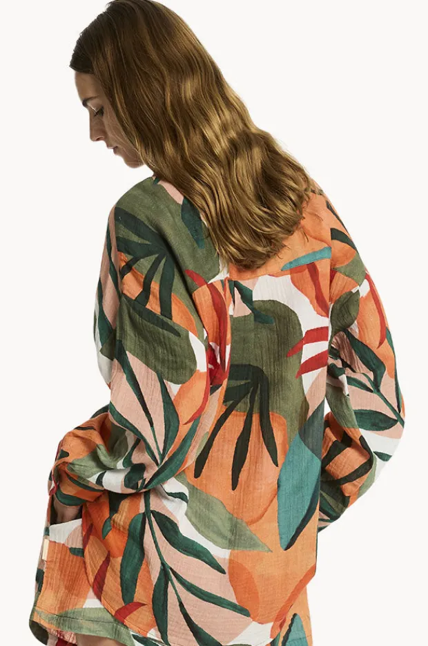 Women Sea Level Tropaluxe Beach Shirt