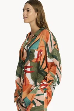 Women Sea Level Tropaluxe Beach Shirt