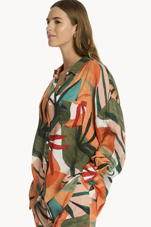 Women Sea Level Tropaluxe Beach Shirt