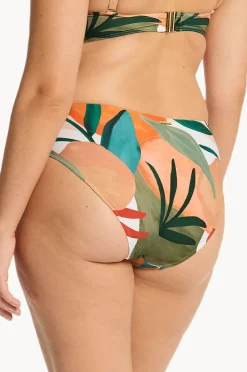 Women Sea Level Tropaluxe Mid Bikini Pant