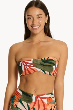 Women Sea Level Tropaluxe Twist Bandeau