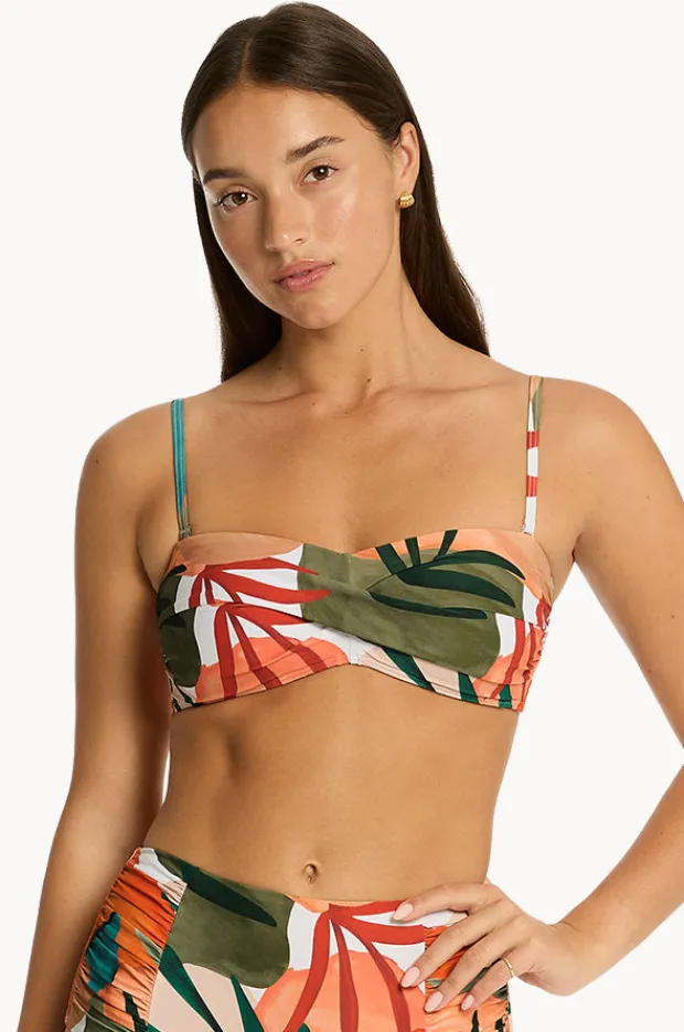 Women Sea Level Tropaluxe Twist Bandeau