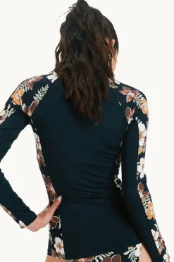 Women Roxy Tropical Feels Long Sleeve Suntop