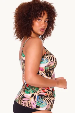 Women Genevieve Tropicana Scoop Neck Tankini Separate