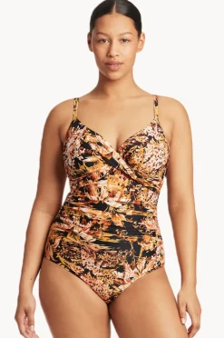 Women Sea Level Troppica DD/E Cup Twist Front One Piece