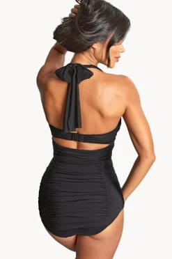 Women Panache Tulle Marilyn F Cup Twist Bandeau One Piece