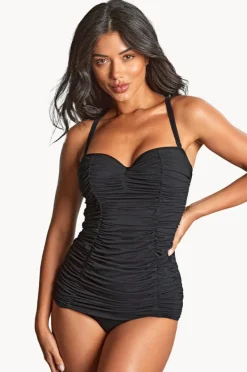 Women Panache Tulle Marilyn G Cup Twist Bandeau One Piece