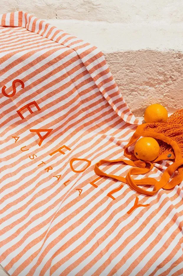 Women Seafolly Turkish Towel & Net Bag Set