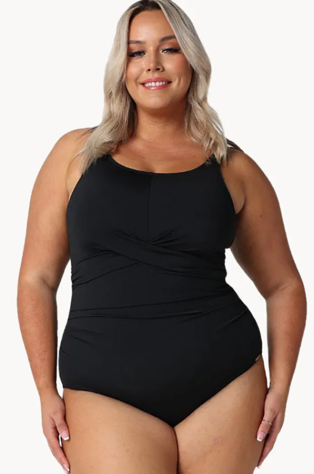 Women Capriosca Twist Front High Neck One Piece