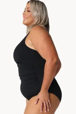 Women Capriosca Twist Front High Neck One Piece