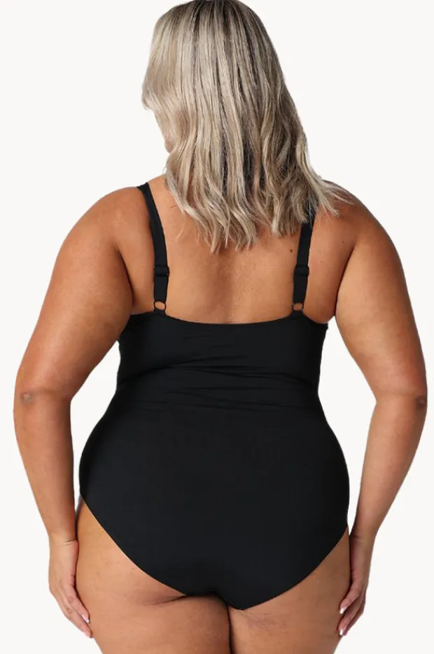 Women Capriosca Twist Front High Neck One Piece