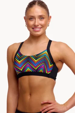 Women Funkita Up Down DD/E Cup Hold Steady Crop