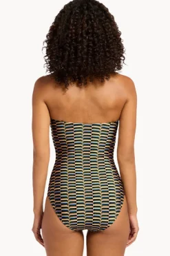 Women Jets Urban Geo Bandeau One Piece