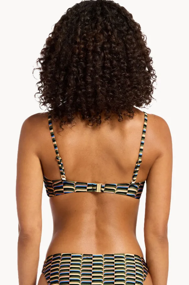 Women Jets Urban Geo Bralette