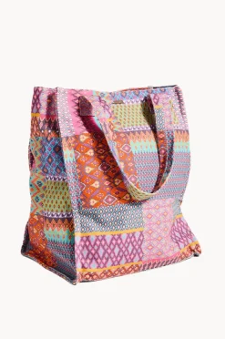 Women Tigerlily Utopia Beach Tote Bag