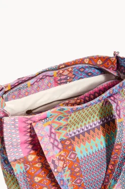 Women Tigerlily Utopia Beach Tote Bag