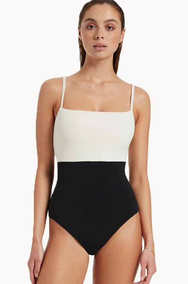 Women Jets Versa Rib Minimal Tank One Piece